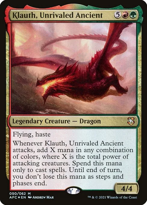 Klauth, Unrivaled Ancient · Forgotten Realms Commander 50/331