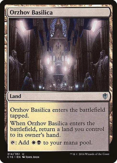 Orzhov Basilica · Commander 2016 314/351