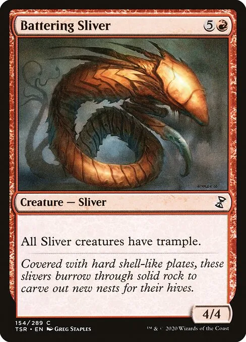 Battering Sliver · Time Spiral Remastered 154/411