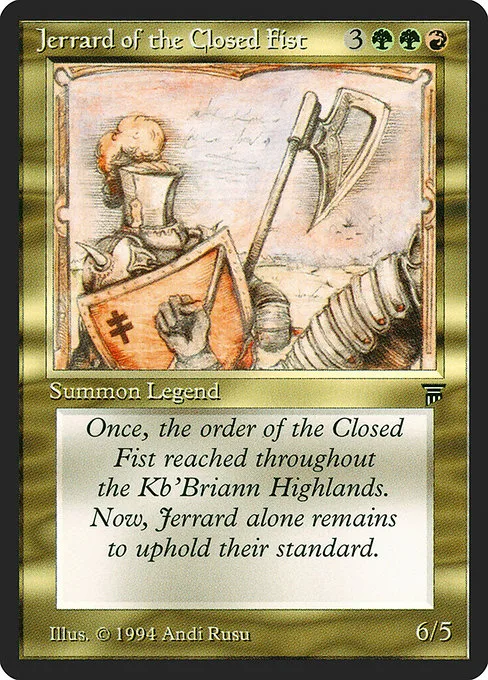 Jerrard of the Closed Fist · Legends 235/310
