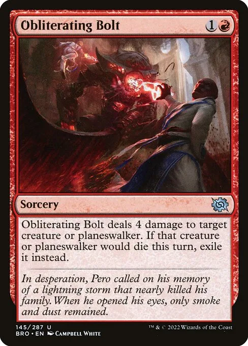 Obliterating Bolt · The Brothers' War 145/399