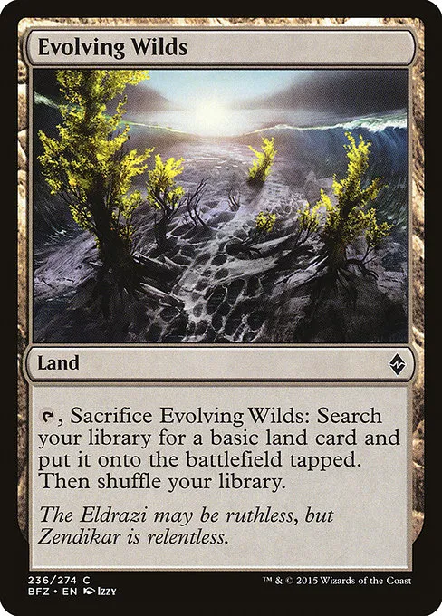 Evolving Wilds · Battle for Zendikar 236/299