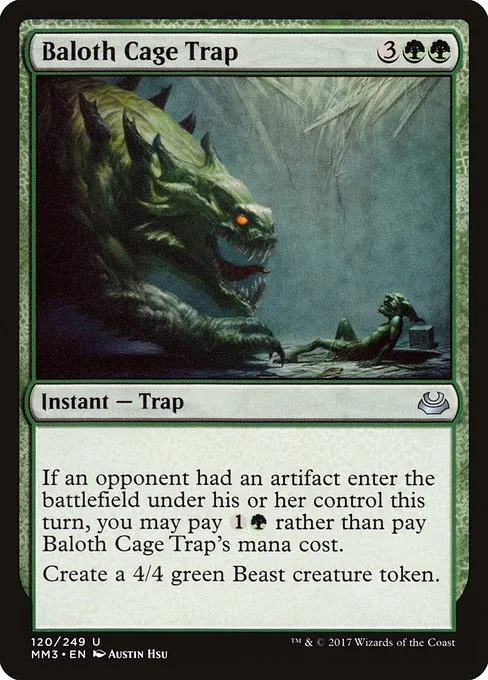 Baloth Cage Trap · Modern Masters 2017 120/249