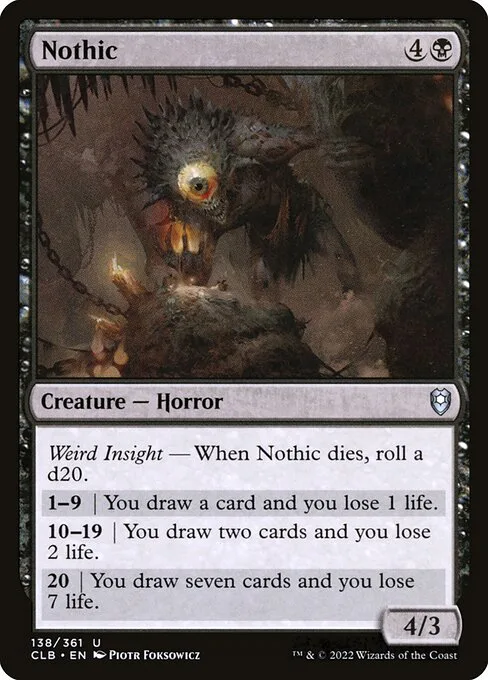 Nothic · Commander Legends: Battle for Baldur's Gate 138/936