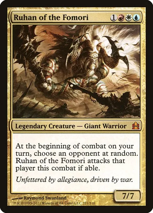 Ruhan of the Fomori · Commander 2011 221/318