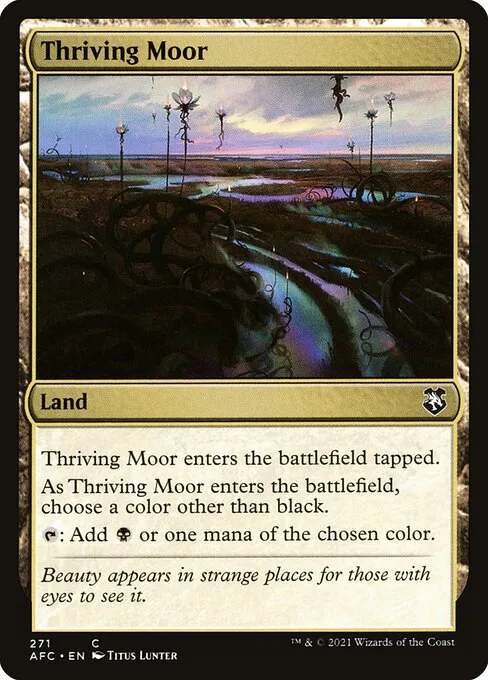 Thriving Moor · Forgotten Realms Commander 271/331