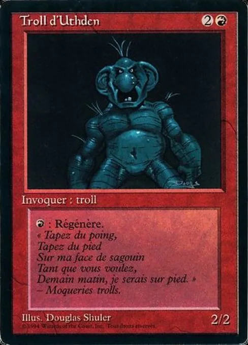 Uthden Troll · Foreign Black Border 182/307