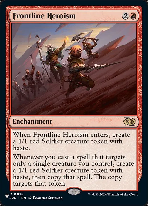 Frontline Heroism · The List J25-15/5050