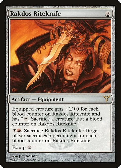 Rakdos Riteknife · Dissension 164/180