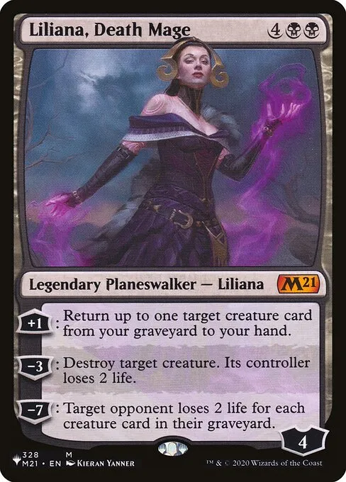 Liliana, Death Mage · The List M21-328/5050