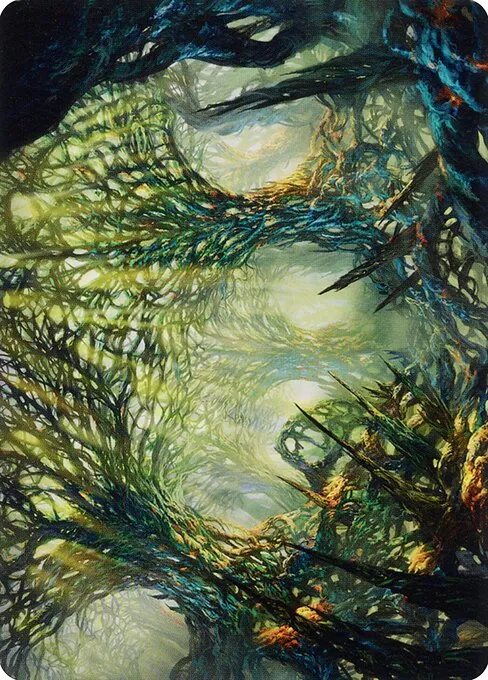 The Hunter Maze // The Hunter Maze · Phyrexia: All Will Be One Art Series 60/81