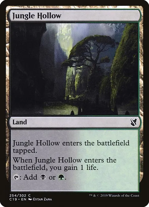 Jungle Hollow · Commander 2019 254/302