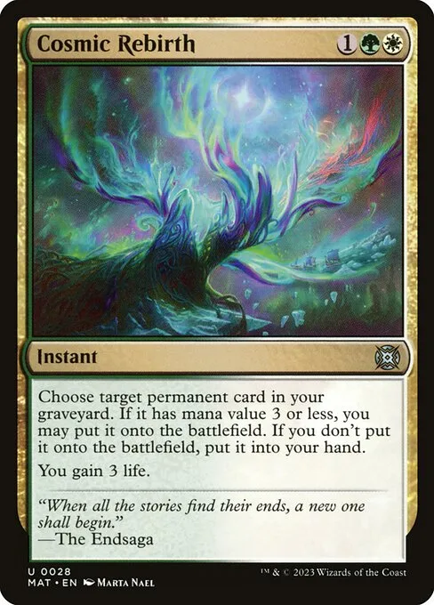 Cosmic Rebirth · March of the Machine: The Aftermath 28/230