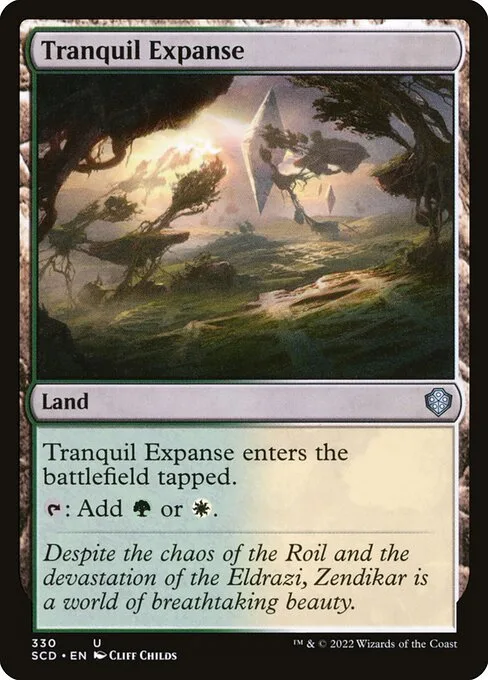 Tranquil Expanse · Starter Commander Decks 330/352