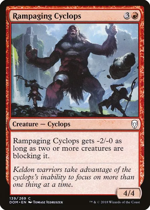 Rampaging Cyclops · Dominaria 139/280