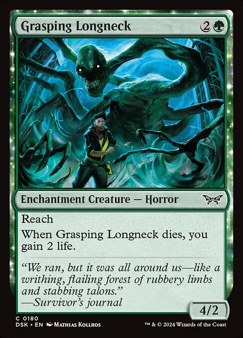 Grasping Longneck · Duskmourn: House of Horror 180/419