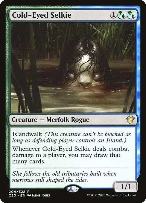 Cold-Eyed Selkie · Commander 2020 204/322
