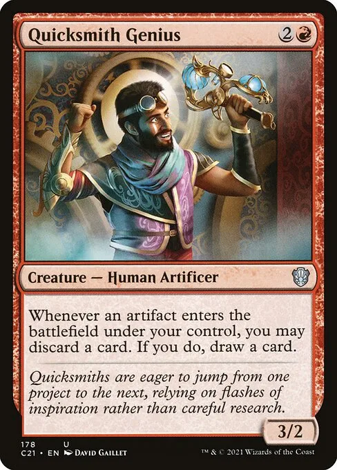 Quicksmith Genius · Commander 2021 178/409