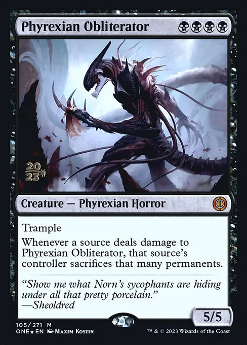 Phyrexian Obliterator · Phyrexia: All Will Be One Promos 105s/160