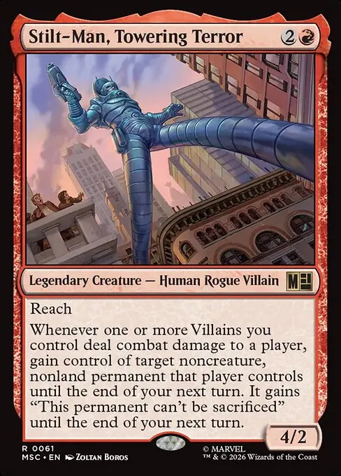 Stilt-Man, Towering Terror · Marvel Super Heroes Commander 61/9