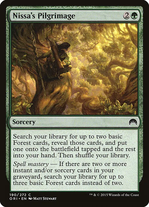 Nissa's Pilgrimage · Magic Origins 190/288