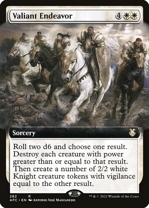 Valiant Endeavor · Forgotten Realms Commander 282/331