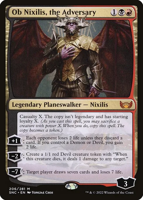 Ob Nixilis, the Adversary · Streets of New Capenna 206/513