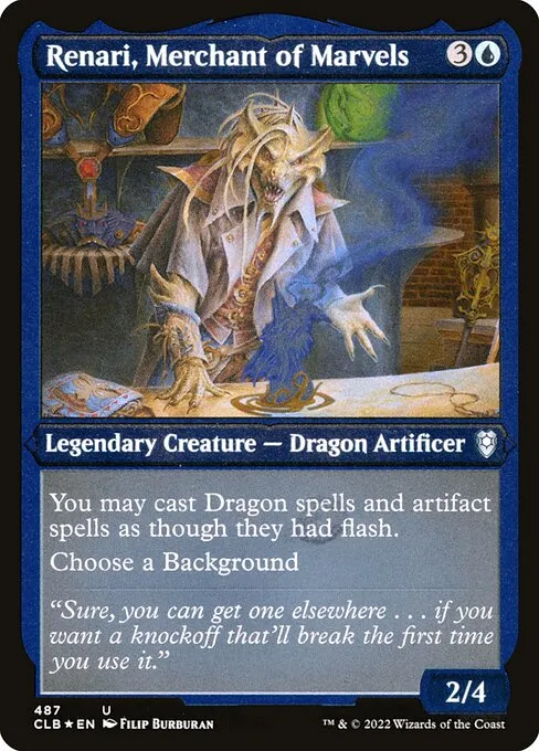 Renari, Merchant of Marvels · Commander Legends: Battle for Baldur's Gate 487/936