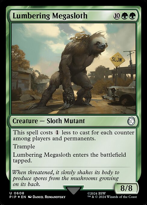 Lumbering Megasloth · Fallout 608/1068