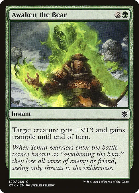 Awaken the Bear · Khans of Tarkir 129/293