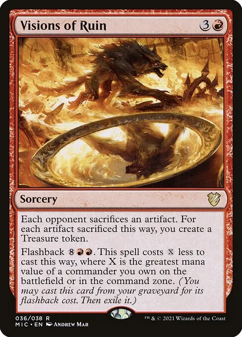 Visions of Ruin · Midnight Hunt Commander 36/187