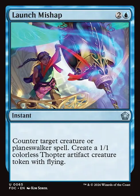 Launch Mishap · Foundations Commander 65/3