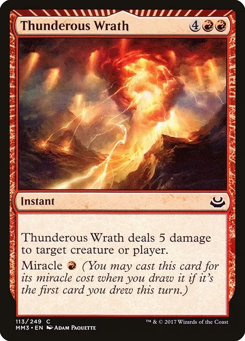 Thunderous Wrath · Modern Masters 2017 113/249
