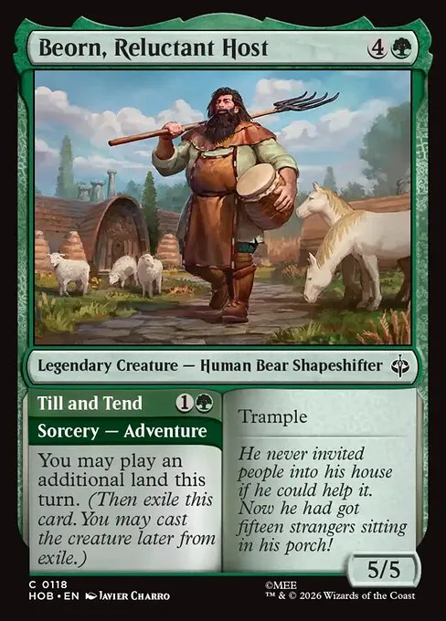 Beorn, Reluctant Host // Till and Tend · The Hobbit 118/39