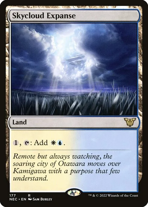 Skycloud Expanse · Neon Dynasty Commander 177/179
