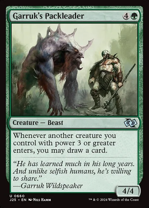 Garruk's Packleader · Foundations Jumpstart 660/779