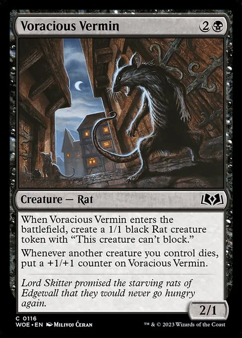 Voracious Vermin · Wilds of Eldraine 116/381