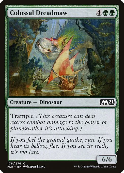 Colossal Dreadmaw · Core Set 2021 176/397