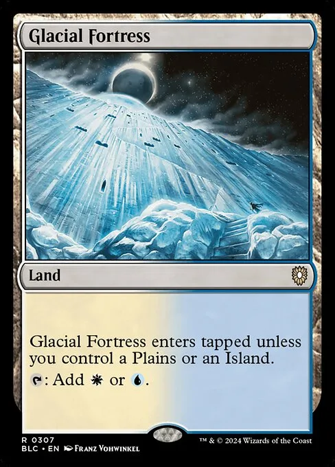 Glacial Fortress · Bloomburrow Commander 307/356