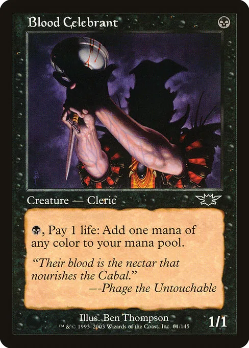 Blood Celebrant · Legions 61/145