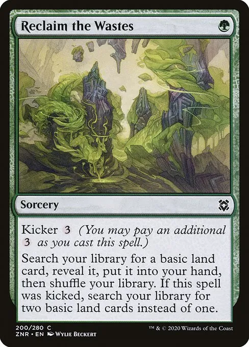 Reclaim the Wastes · Zendikar Rising 200/407