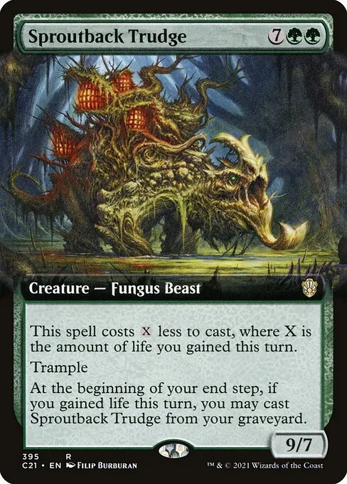 Sproutback Trudge · Commander 2021 395/409