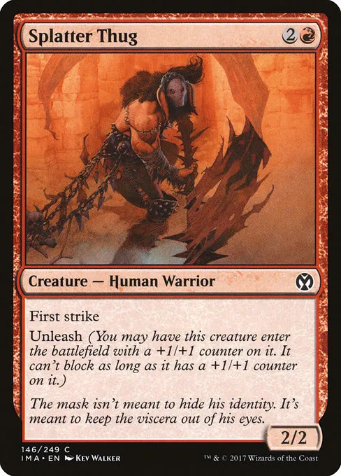 Splatter Thug · Iconic Masters 146/249