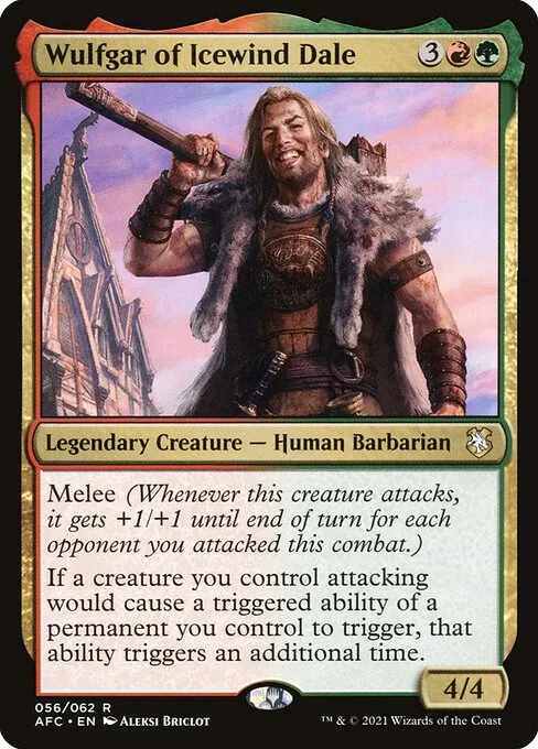 Wulfgar of Icewind Dale · Forgotten Realms Commander 56/331