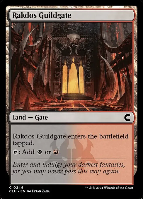 Rakdos Guildgate · Ravnica: Clue Edition 244/284