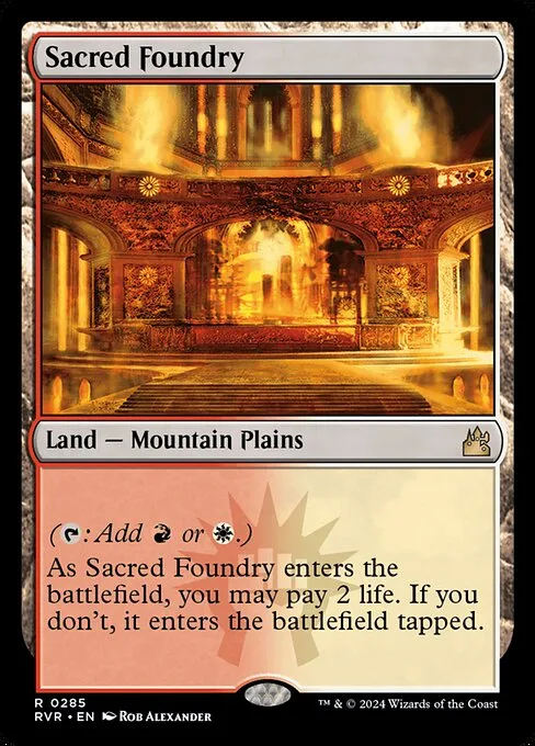 Sacred Foundry · Ravnica Remastered 285/531