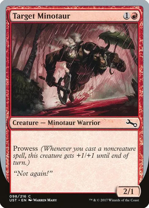Target Minotaur · Unstable 98b/268
