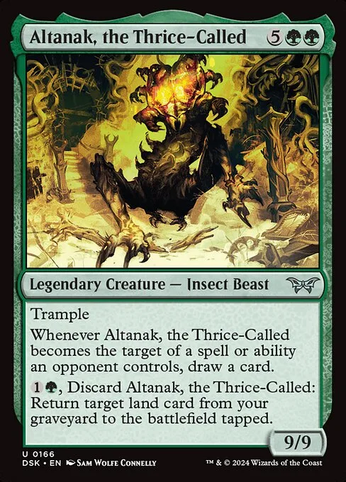 Altanak, the Thrice-Called · Duskmourn: House of Horror 166/419