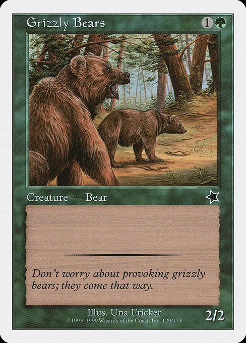 Grizzly Bears · Starter 1999 129/173