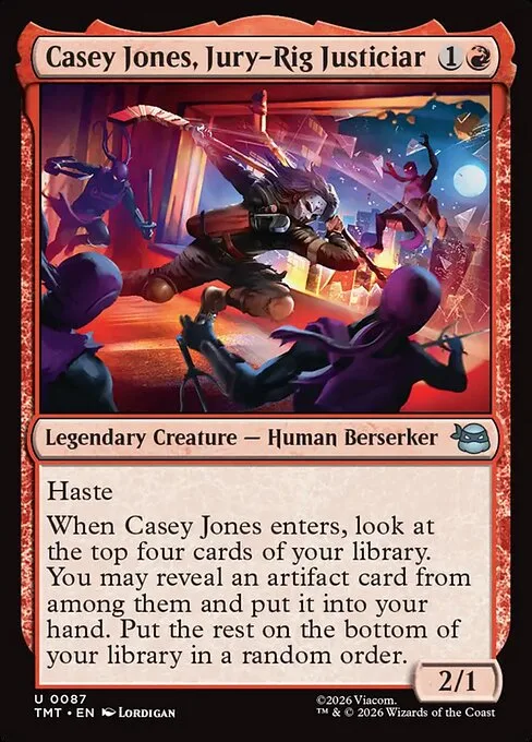 Casey Jones, Jury-Rig Justiciar · Teenage Mutant Ninja Turtles 87/320